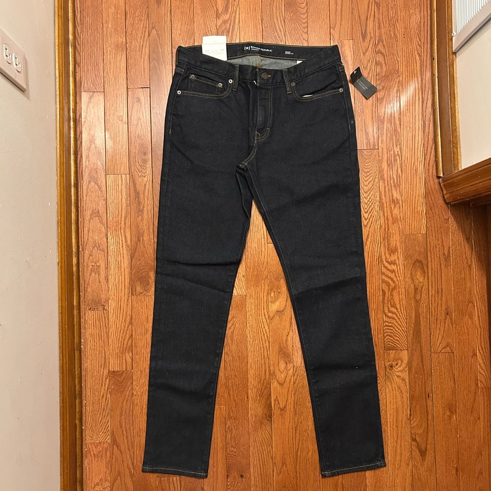Banana Republic Men's Dark Blue Slim Jeans